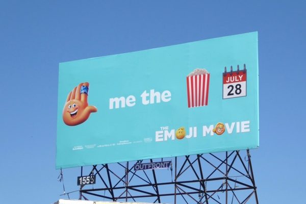 hand me popcorn emoji movie billboard